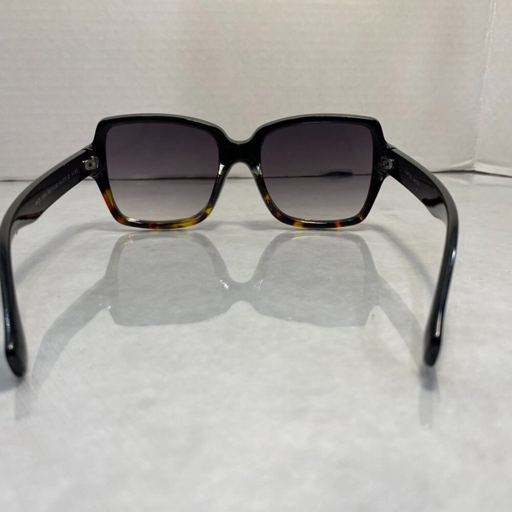 AIRE Fortuna Square Sunglasses Tort Splice Black Gradient - Picture 8 of 11